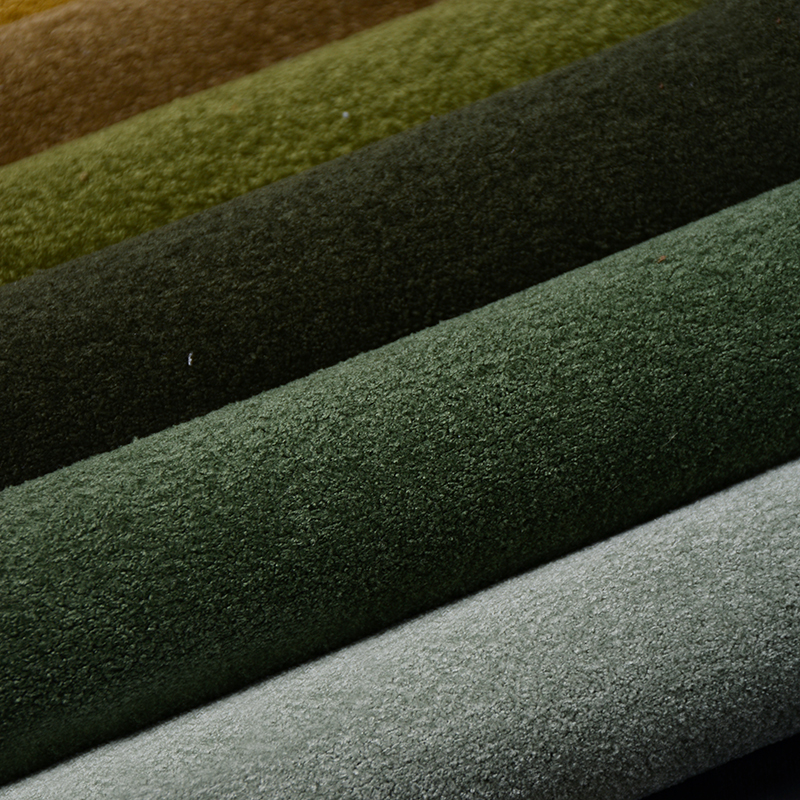 Q24 Lambswool fleece velvet upholstery sofa fabrics