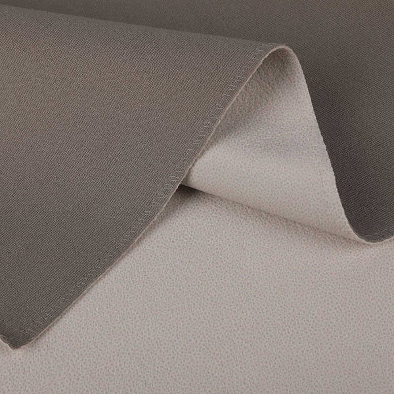 Q27 Cloudy leather print and embossing brushed velvet fabric