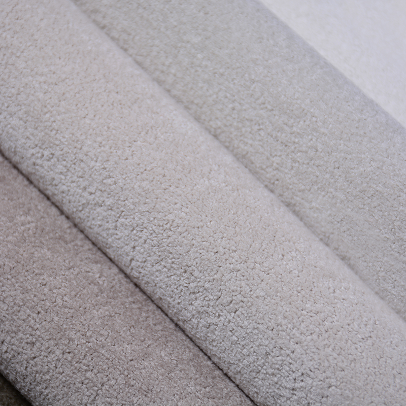 Q24 Lambswool fleece velvet upholstery sofa fabrics