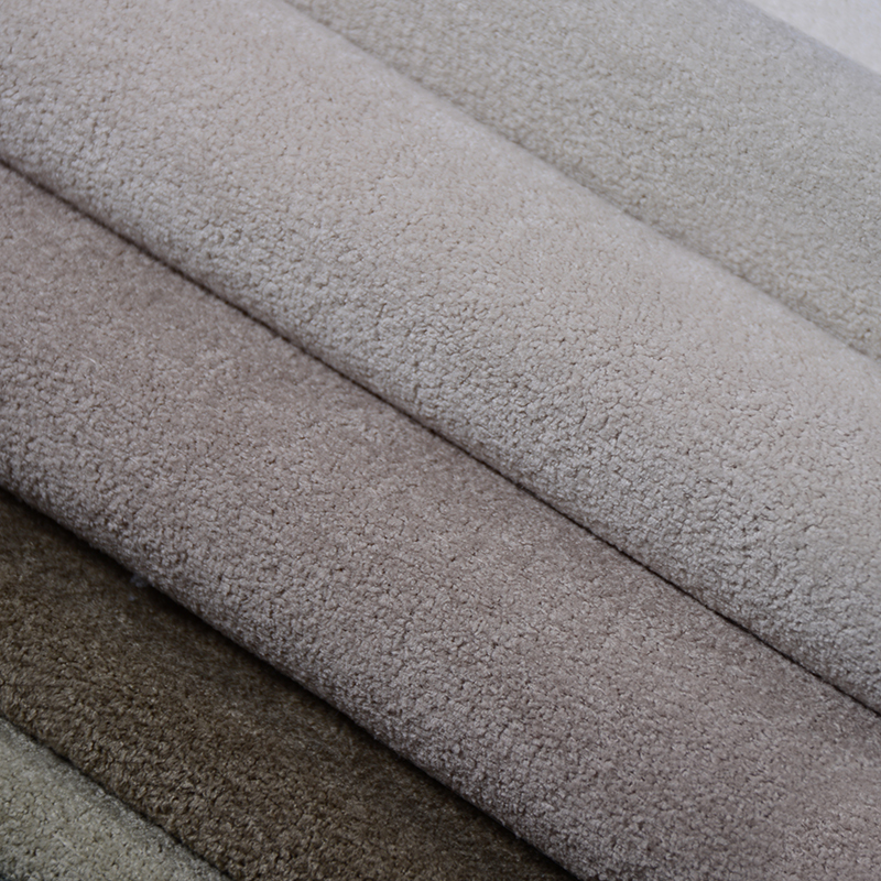 Q24 Lambswool fleece velvet upholstery sofa fabrics