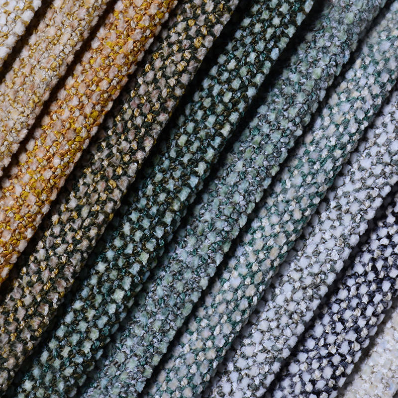 Q52 Twist woven chenille furniture fabrics